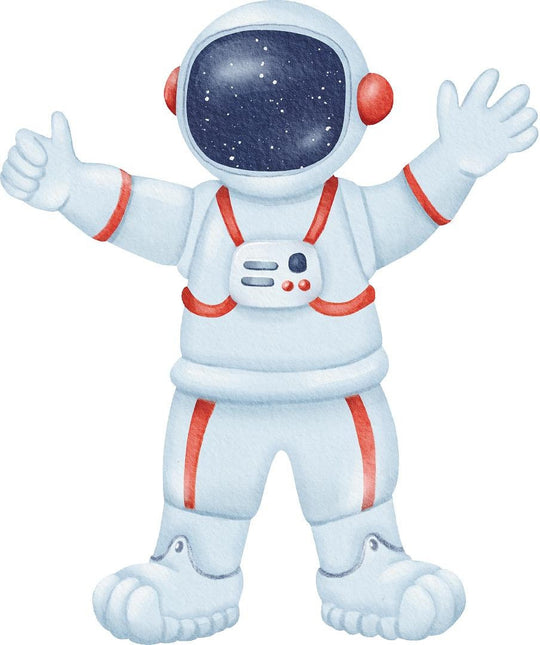 Watercolor Astronaut Wall Decal