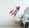 Watercolor Space Shuttle Wall Decal