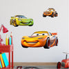 Cartoon Cars Wall Decal Pack  Set of 3