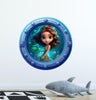 Mermaid 3 | Cartoon Porthole Window Wall Decal
