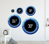 Sea Bottom Ocean Town | Cartoon Porthole Window Wall Decal