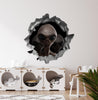 Alien Arrival 2 | 3D Hole In the Wall Decal