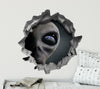 Alien Arrival | 3D Hole In the Wall Decal