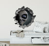 Alien Arrival | 3D Hole In the Wall Decal