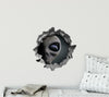 Alien Arrival | 3D Hole In the Wall Decal