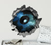 Alien UFO 3 | 3D Hole In the Wall Decal