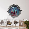 Galaxy Pillars of Creation Nebula | 3D Hole In the Wall Decal