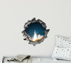 Space Shuttle Launch | 3D Hole In the Wall Decal