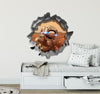 Astronaut Lost On Mars | 3D Hole In the Wall Decal