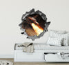 Fire Breathing Dragon | 3D Hole In the Wall Decal