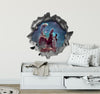 Galaxy Pillars of Creation Nebula | 3D Hole In the Wall Decal