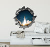 Space Shuttle Launch | 3D Hole In the Wall Decal