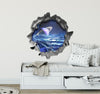 Alien Ice Planet | 3D Hole In the Wall Decal