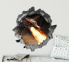 Fire Breathing Dragon | 3D Hole In the Wall Decal