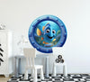 Blue Tang | Cartoon Porthole Window Wall Decal