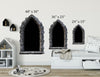 CastleScape Curious Baby Dinosaur | Castle Window Wall Decal