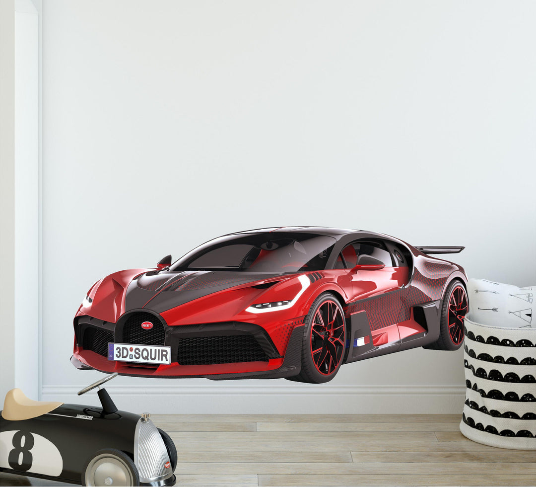 Bugatti Divo Ladybug Car Wall Decal