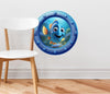 Blue Tang | Cartoon Porthole Window Wall Decal