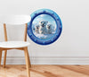 Little Polar Bears 2 | Cartoon Porthole Window Wall Decal
