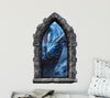 CastleScape Mythical Ice Dragon | Castle Window Wall Decal