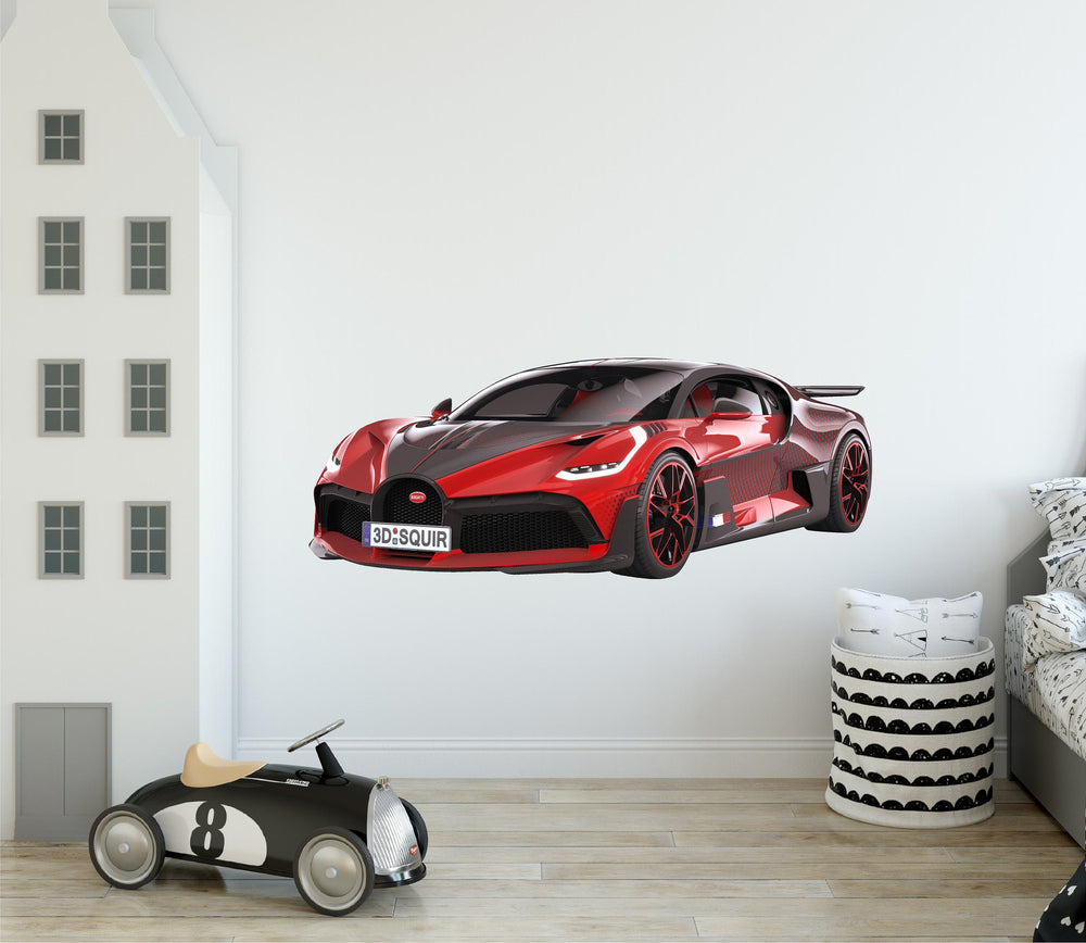 Bugatti Divo Ladybug Car Wall Decal