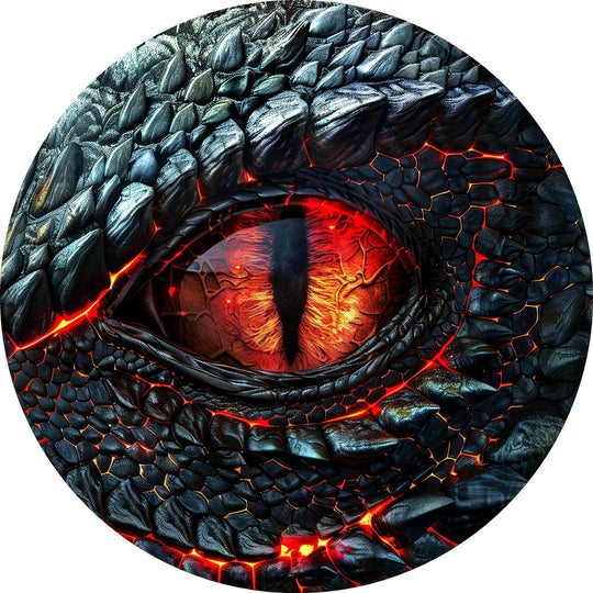 Decal Dragons Eye Bass Drum Head Skin Decal - Graphic Drumhead Sticker for Drum Kit Customization - Durable, Easy Apply - Made in USA