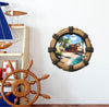 Pirate Hideout | Pirate Ship Porthole Window Wall Decal