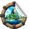 Pirate Island | Pirate Ship Porthole Window Wall Decal