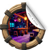 Pirate Tavern 2 | Pirate Ship Porthole Window Wall Decal
