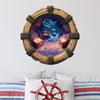 Treasure Cave | Pirate Ship Porthole Window Wall Decal