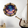 Treasure Cave | Pirate Ship Porthole Window Wall Decal