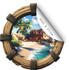 Pirate Hideout | Pirate Ship Porthole Window Wall Decal