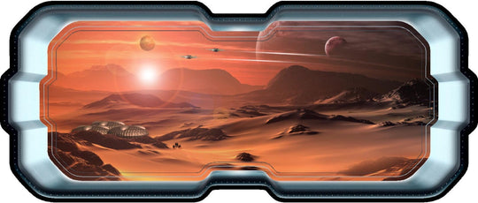 Alien Outpost 1 | SpaceScape Window Wall Decal