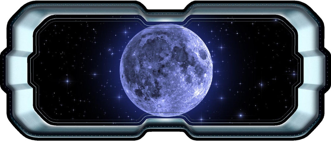 Moon & Stars | SpaceScape Window Wall Decal