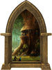 CastleScape Elf Tree Village 1 | Castle Window Wall Decal