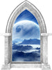 CastleScape Frozen Planet | Castle Window Wall Decal
