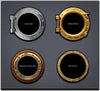PortScape Hammer Head 2 | Ocean Porthole Window Wall Decal