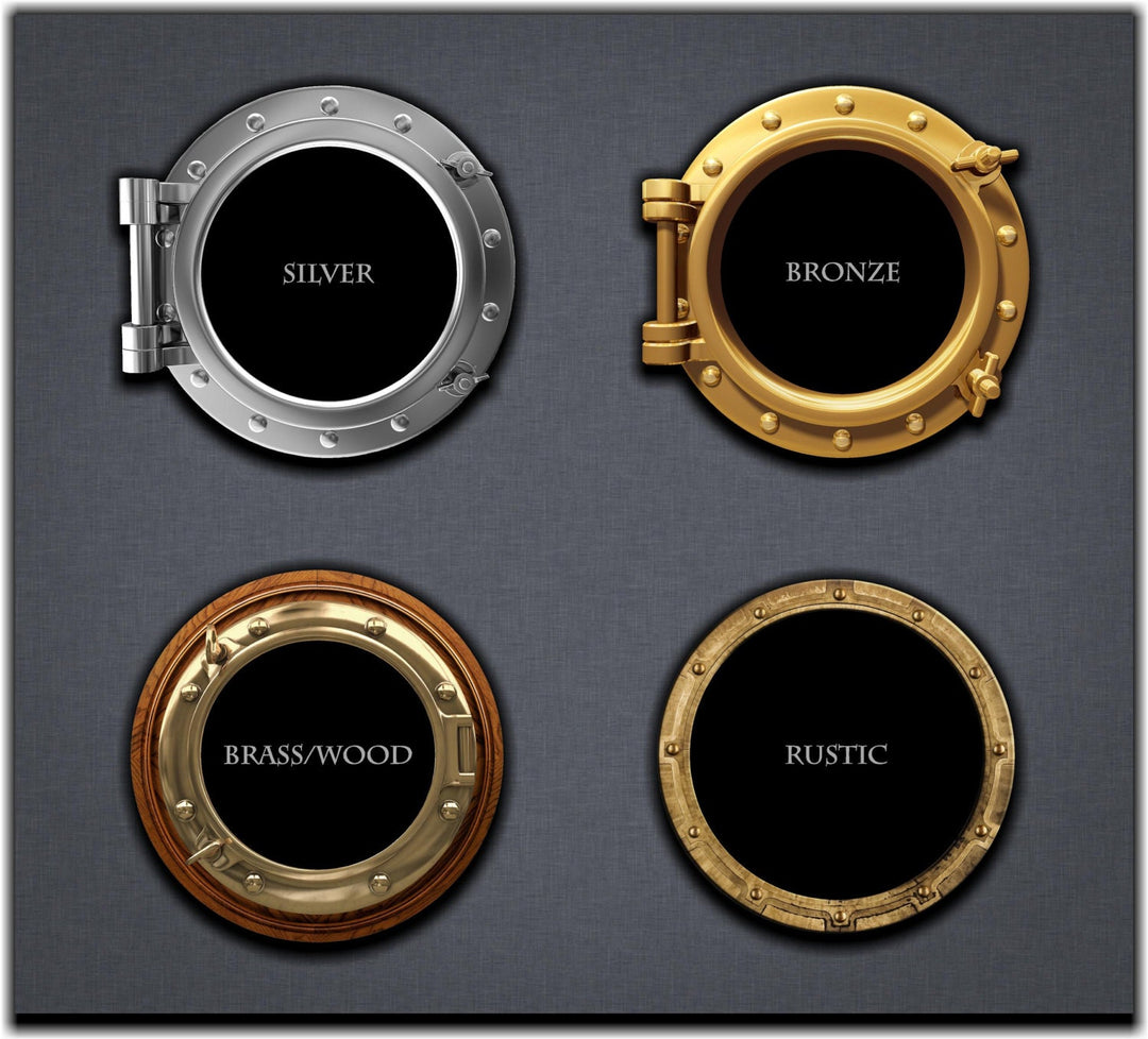 PortScape Stellar Nursery 1 | Space Porthole Window Wall Decal