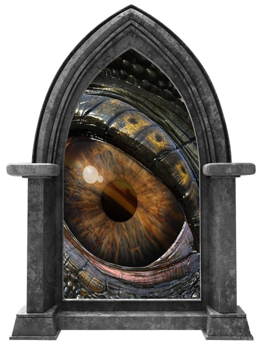 CastleScape Dragons Eye 1 | Castle Window Wall Decal