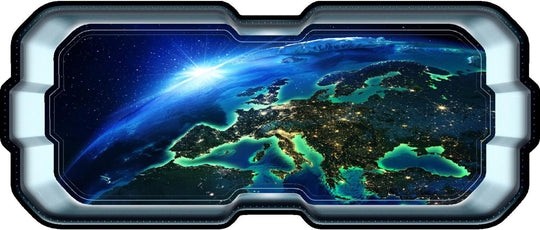 Orbiting Earth 1 | SpaceScape Window Wall Decal