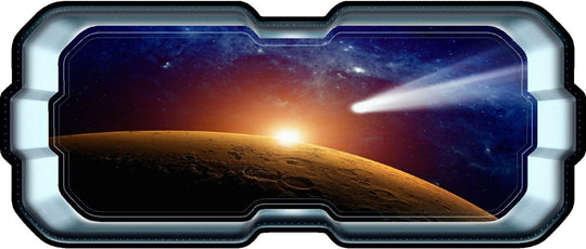 Orbiting Mars 1 | SpaceScape Window Wall Decal