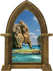 CastleScape Fantasy Island 2 | Castle Window Wall Decal