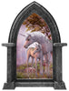 CastleScape Unicorn with Baby | Castle Window Wall Decal